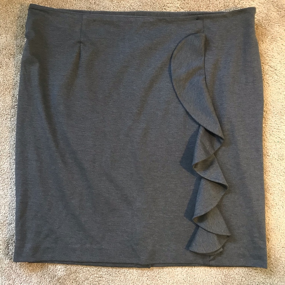 Lane Bryant size 22 gray pencil skirt